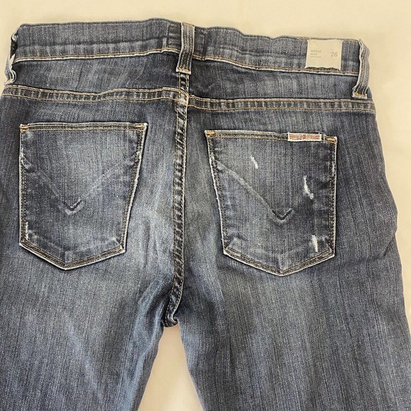 Hudson Jeans Womens 26 Blue Ankle Skinny Ladies Midrise Nico Stretch Denim Pants - Picture 6 of 9